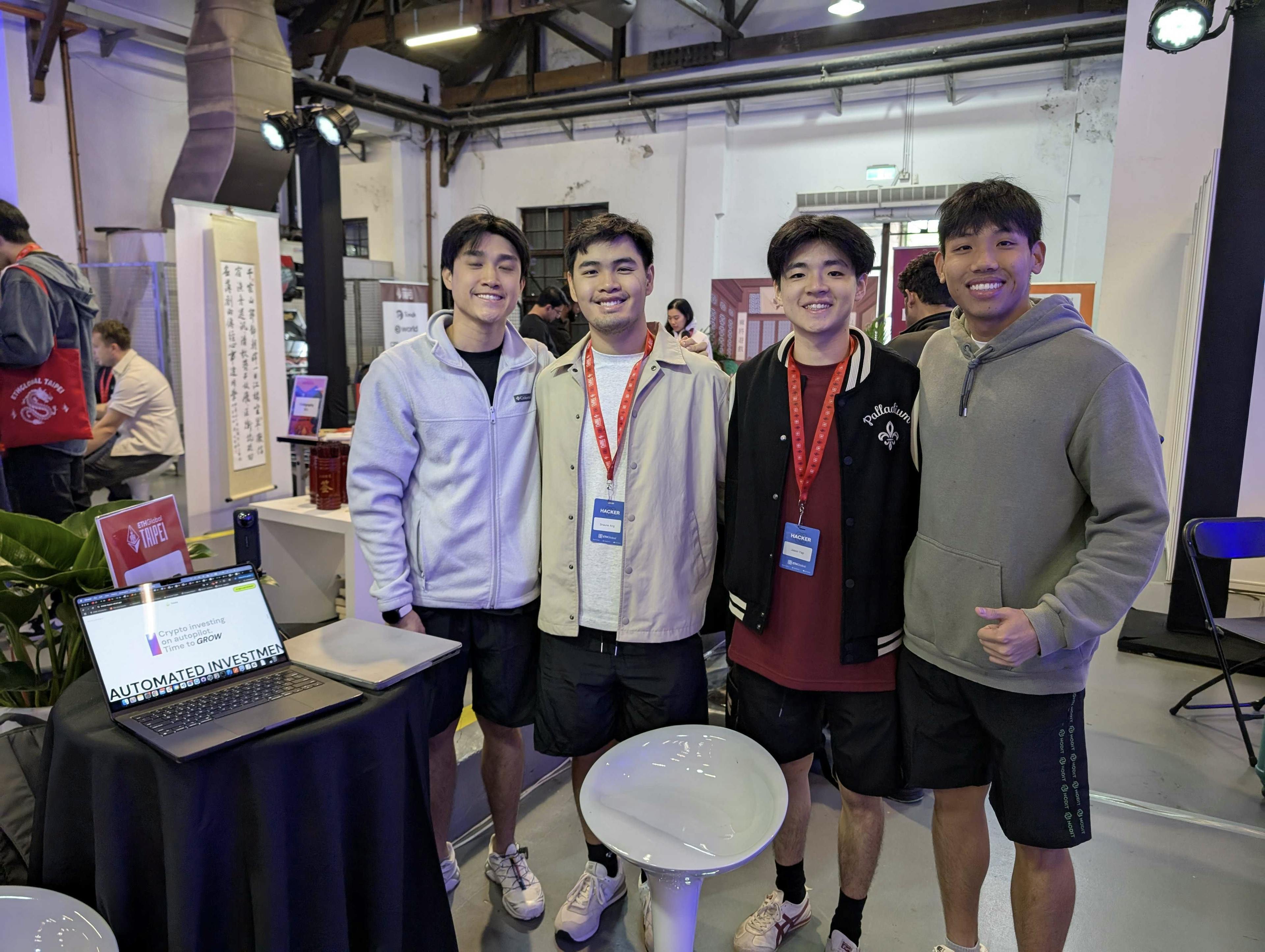 ETH-Taipei-Hackthon-Saga-four-men-standing-together